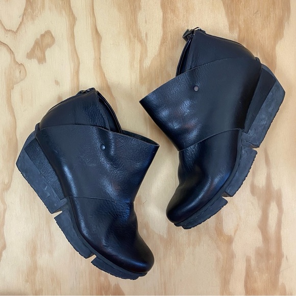 Trippen Plot Wedge Platform Ankle Boot - Picture 2 of 8